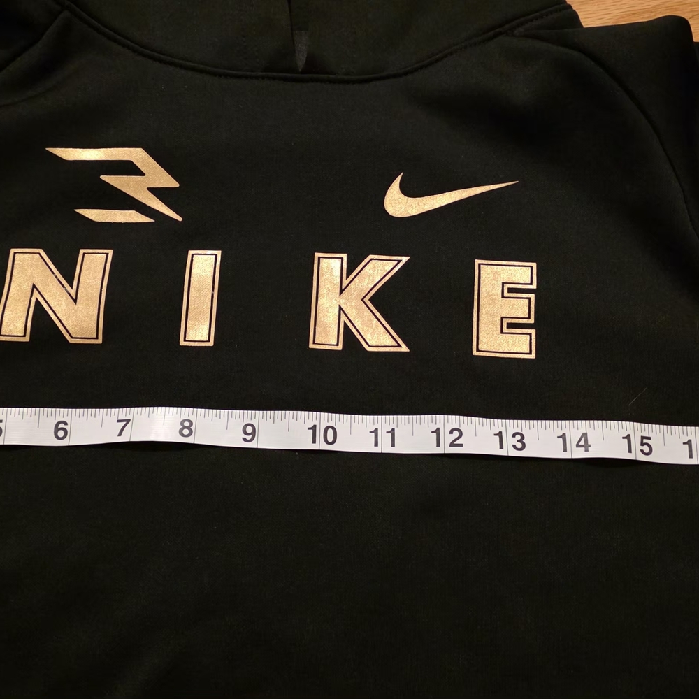 Nike Youth L Black & Gold 3Brand By Russell Wilson Thermafit Hoodie - Picture 7 of 9